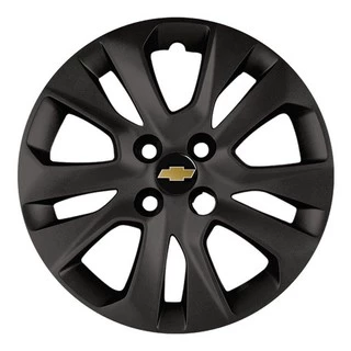 Jogo de Calota Chevrolet Onix/Prisma 2020 Aro 15 Preto Fosco Cod 377