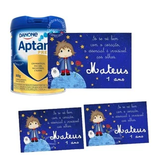 Rótulo Adesivo Personalizado Rótulos Adesivos Lata Aptamil 800g Papel Fotográfico Envio em 24 h