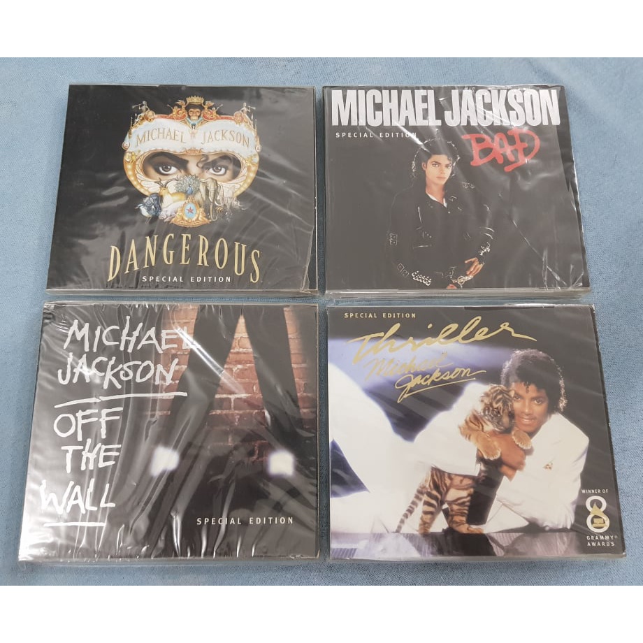 CD Michael Jackson Bad, Dangerous, Thriller, Of The Wall estrearam