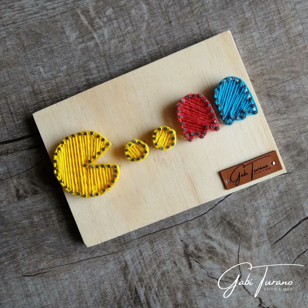 Quadro de mesa/Placa decorativa String Art GAME Shopee Brasil