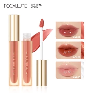 FOCALLURE AmberGold Glasting Juicy Dewy Essence Lip Tint Care Plumpy High Pigmented Zero Burden Stain-Lock Watery Non-sticky