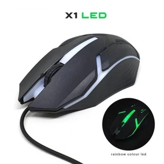 Mouse Gamer Com Fio Luminoso Rgb Para Computador