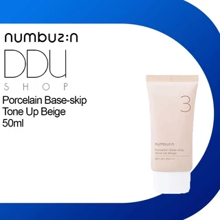 Numbuzin / Porcelain Base-skip Tone Up Beige