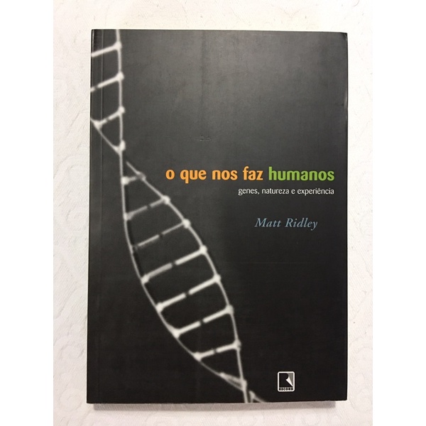 Livro O Que Nos Faz Humanos - Matt Ridley | Shopee Brasil
