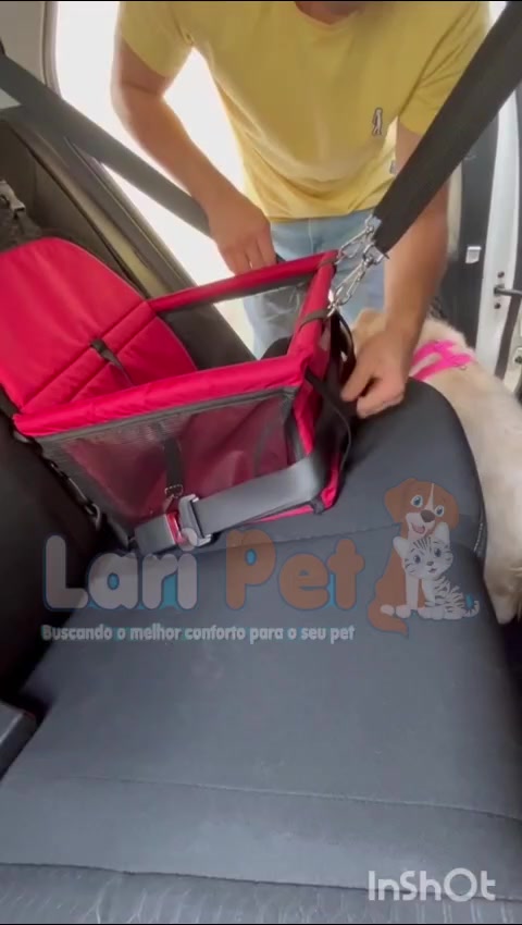 Cadeirinha Pet de Carro - Conforto e Segurança | Caprioli - Vista Principal