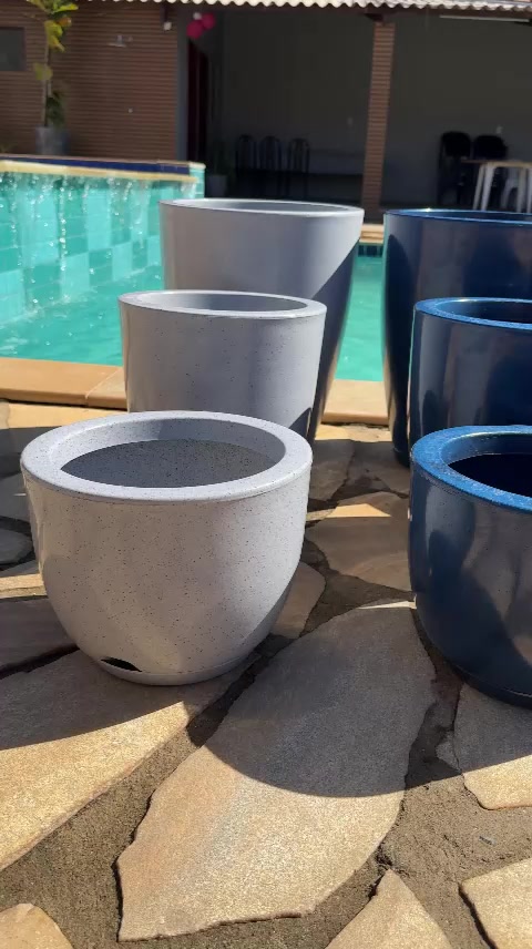 Kit com 3 Vasos Decorativos