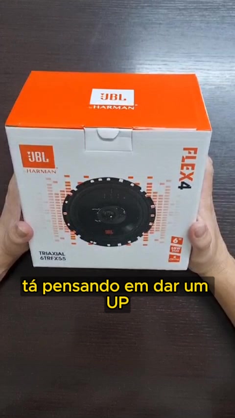 Par Alto Falante JBL 6 Polegadas Automotivo Triaxial Flex 110 Watts Para Portas Carro Som Automotivo