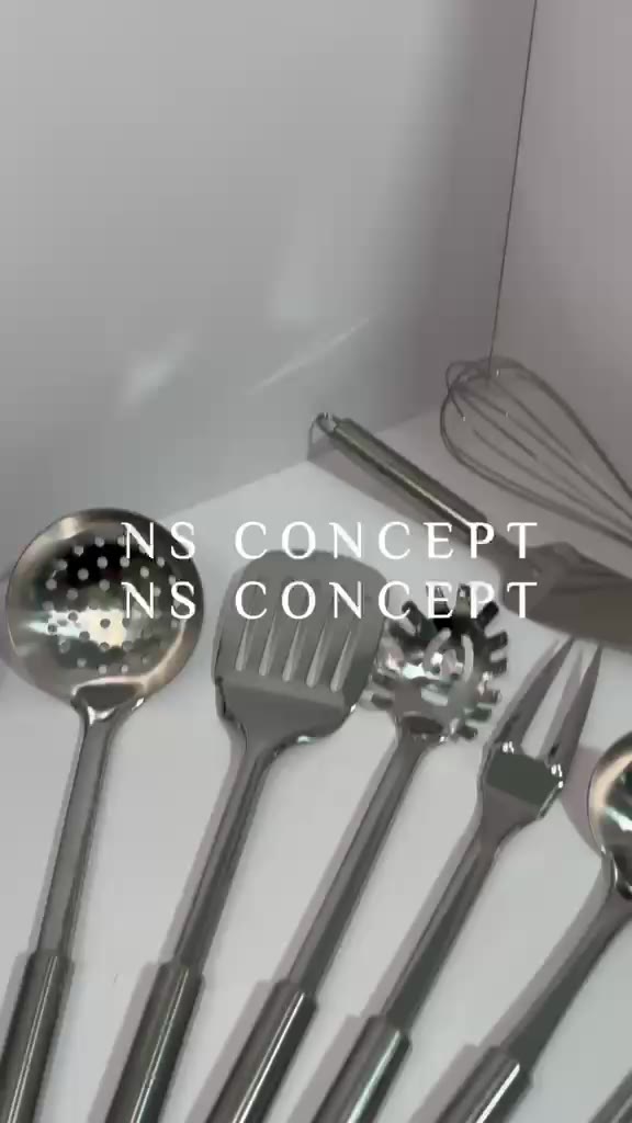 Kit Cozinha Utensílios de Cozinha Conchas de Cozinha Escumadeira para Fritura Espátula Espatula para Bolo
