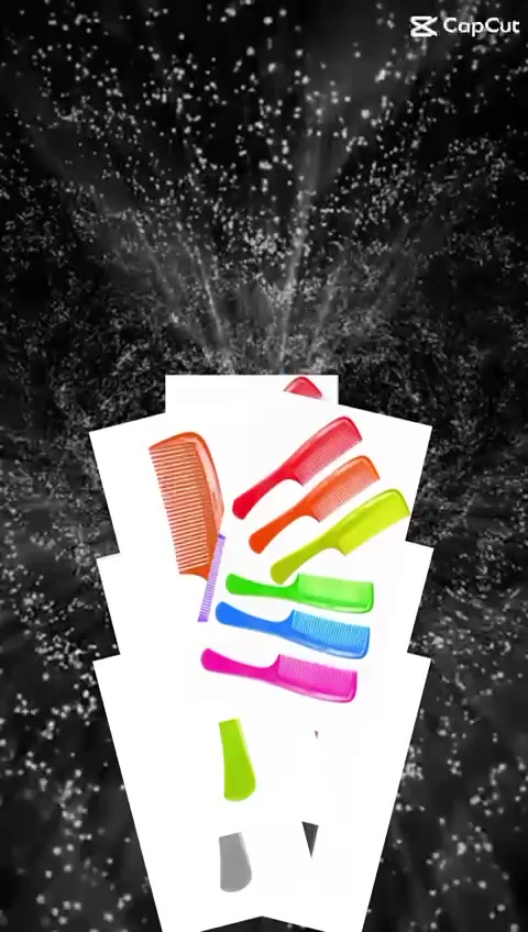 Kit 3, 6,12, 24 e 36 Pente Bonitão Unidades Ergonômico, Resistente Ideal para Uso Diário/Brindes