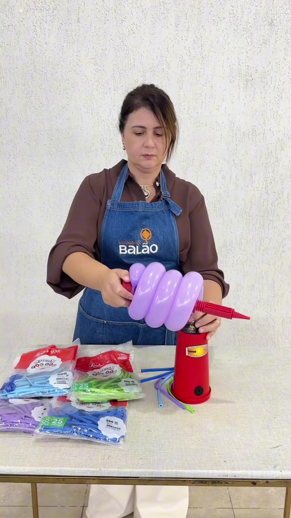 Balão PIC PIC Bola Bexiga Canudo Látex 260″ – Pacote com 25 Unidades