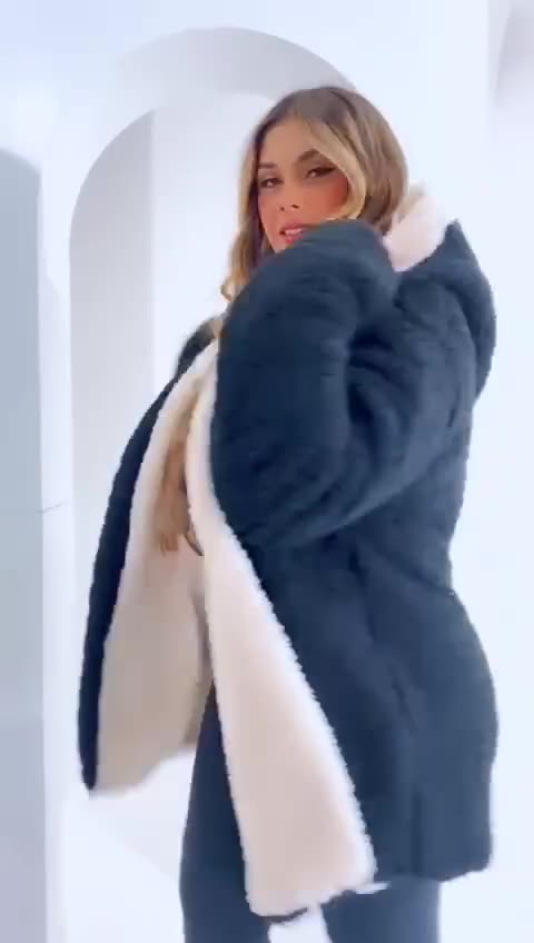 Casaco Teddy Plus Size Dupla Face Feminino