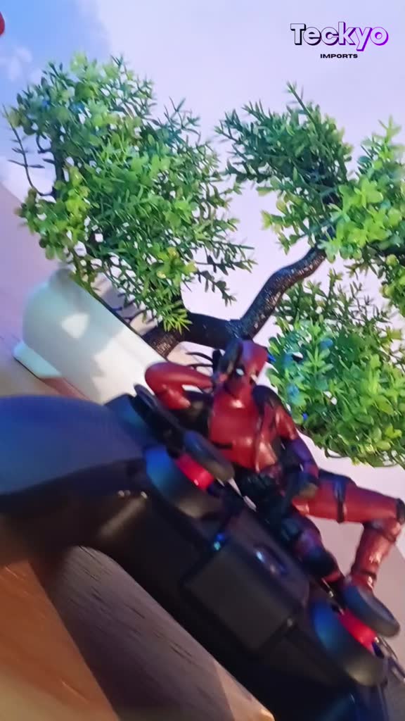 Marvel Deadpool Action Figure Ornamenti per auto Sedia