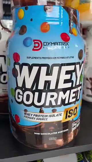 Whey Protein Gourmet Isolado Concentrado 900g Dymatrix Shopee Brasil