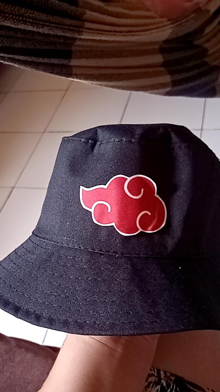 Bone Chapeu Bucket Hat Naruto Akatsuki Nuvem - Corre Que Ta Baratinho