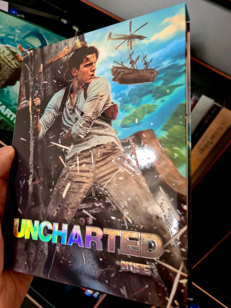 Uncharted - Fora do Mapa - 4K UHD + BLU-RAY Steelbook Edição Limitada  Coreana - Fullslip