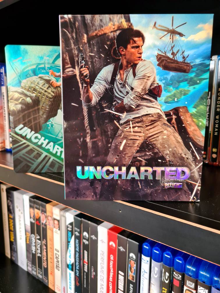 Uncharted - Fora do Mapa - 4K UHD + BLU-RAY Steelbook Edição Limitada  Coreana - Fullslip