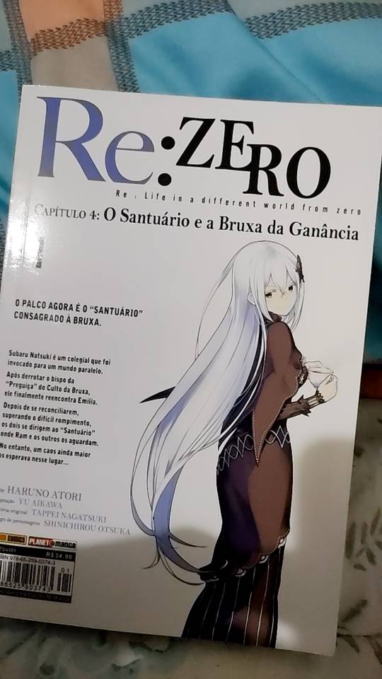 Mangá Re: Zero Capitulo 4 Vol. 07 (Panini, Lacrado) - Geek Point