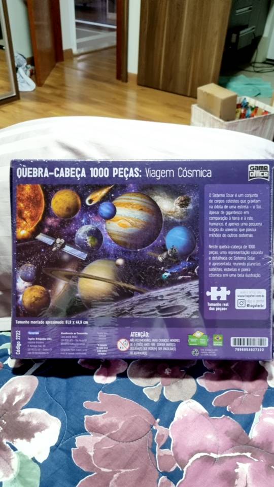 Quebra-Cabeça Viagem Cósmica - 1000 Peças - Toyster