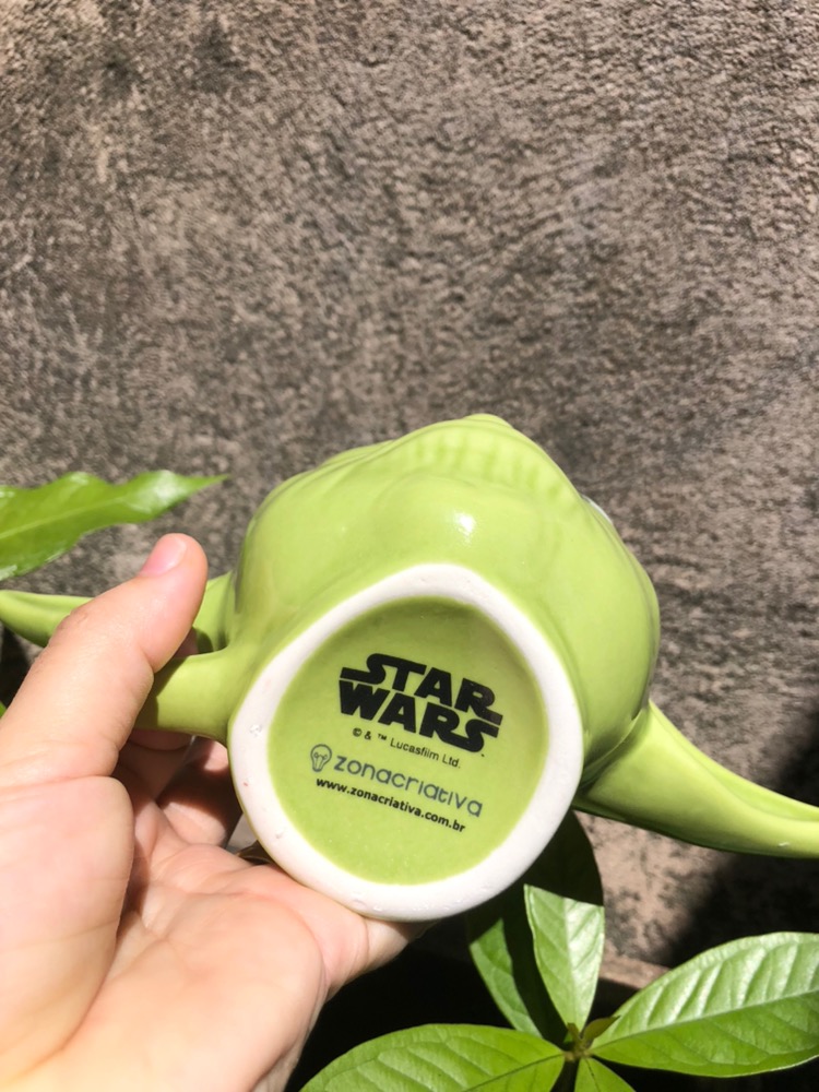 Caneca Formato 3d Mestre Yoda Star Wars 400ml - Tutt Ambientes