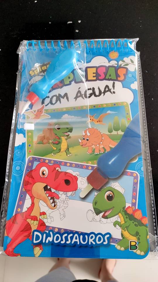 Comprar Livro para colorir com agua dinossauros de Diset-Goula