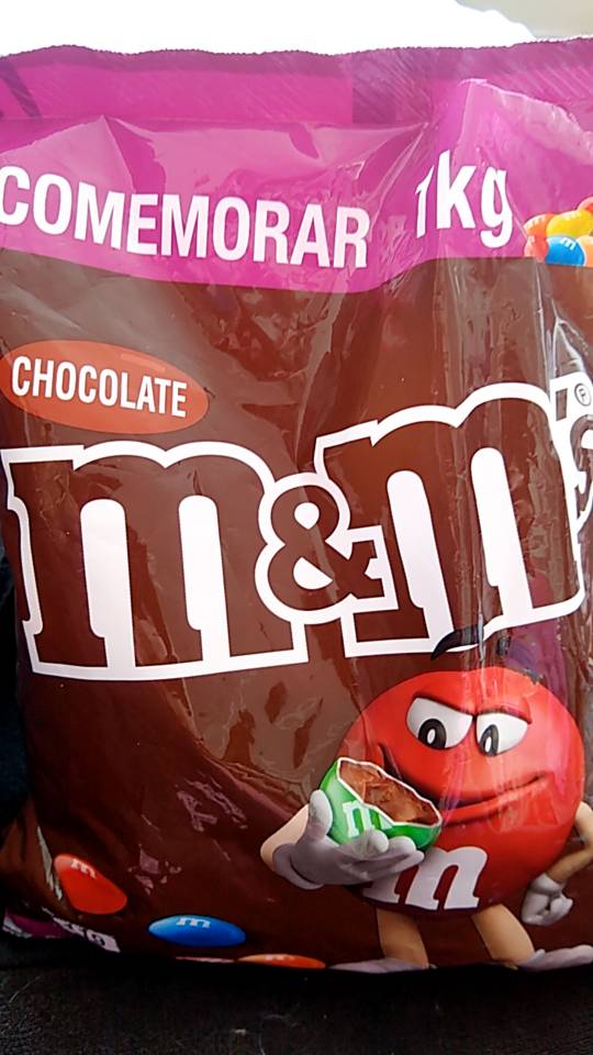 Pacotão M&M's MM 1kg Confeito de Chocolate ao leite