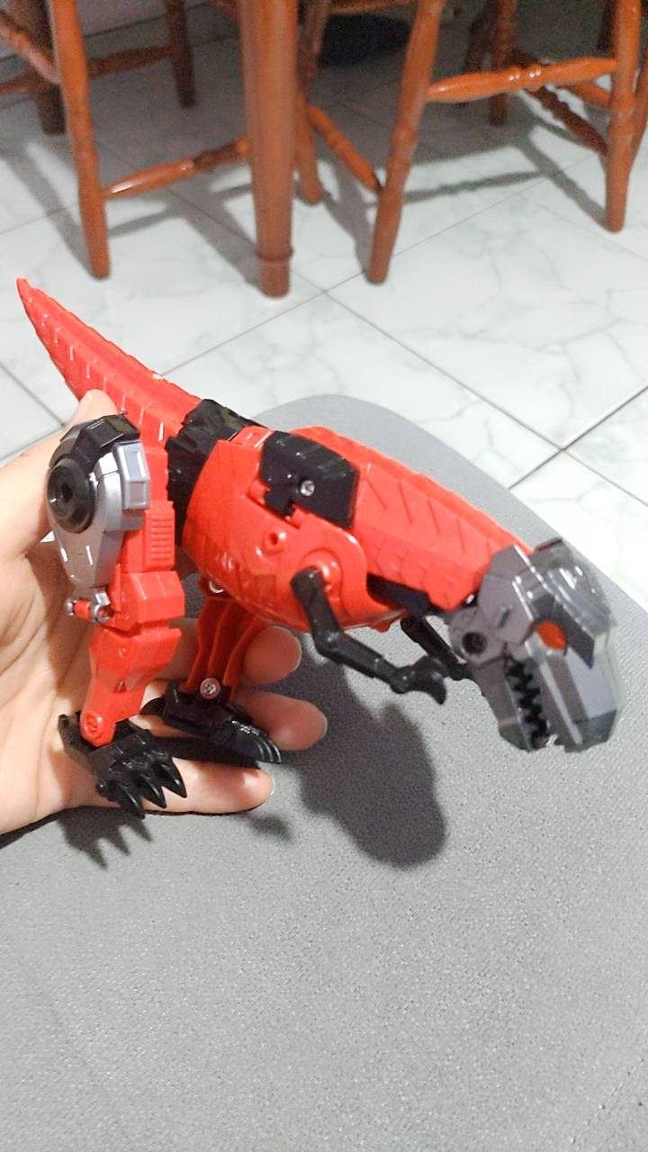 Brinquedo Dinossauro Robo Mega Dino Vermelho Toyng 42525