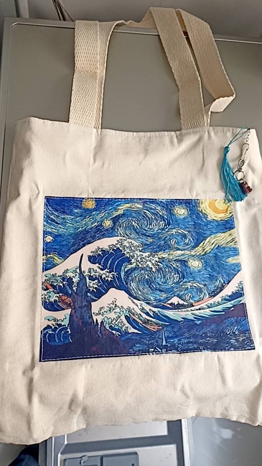 Bolsa Sacola Ecobag Van Gogh, Bolsa de Ombro Feminina Usado 83999925