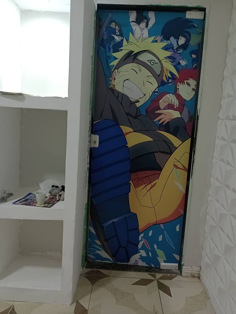 Adesivo Decorativo De Porta Minato Naruto (cod.mn1)