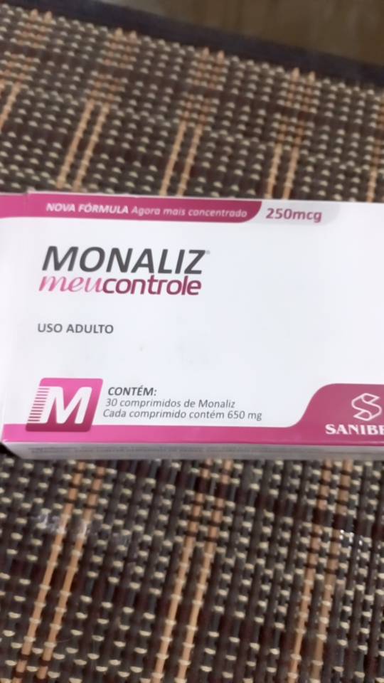 Comprar Monaliz Meu Controle 650mg 30 Comprimidos