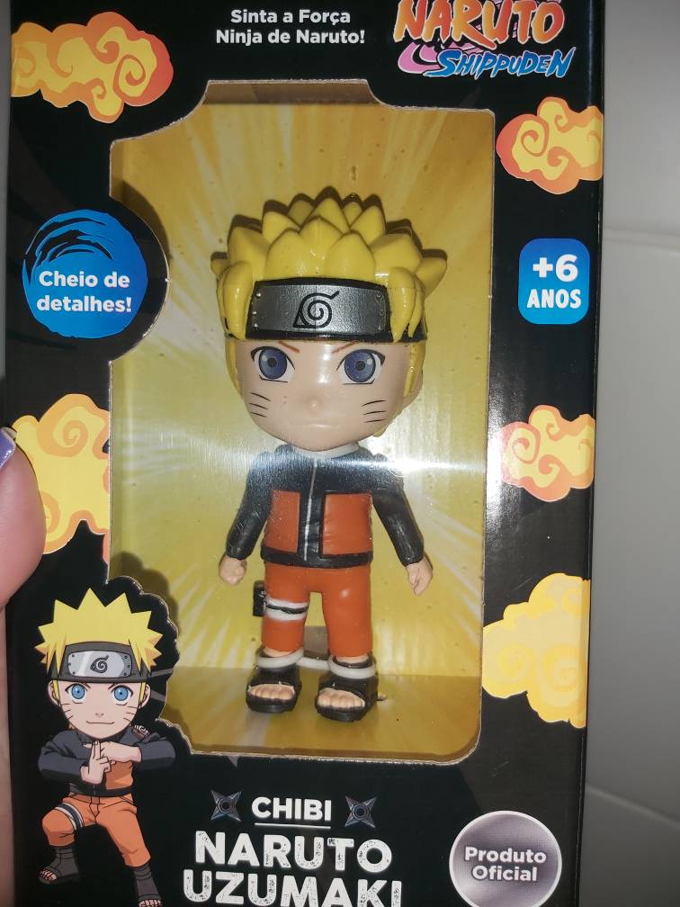 Boneco Articulado Naruto Uzumaki Chibi - Elka 1186 - Estripulia