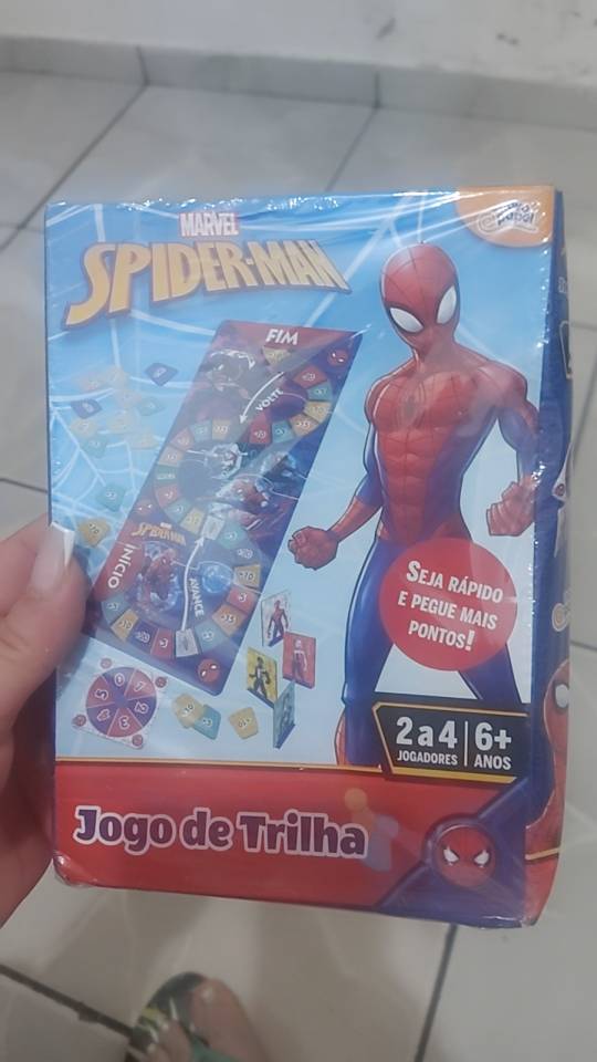 Jogo de Trilha Infantil - Marvel - Spiderman - Toyster
