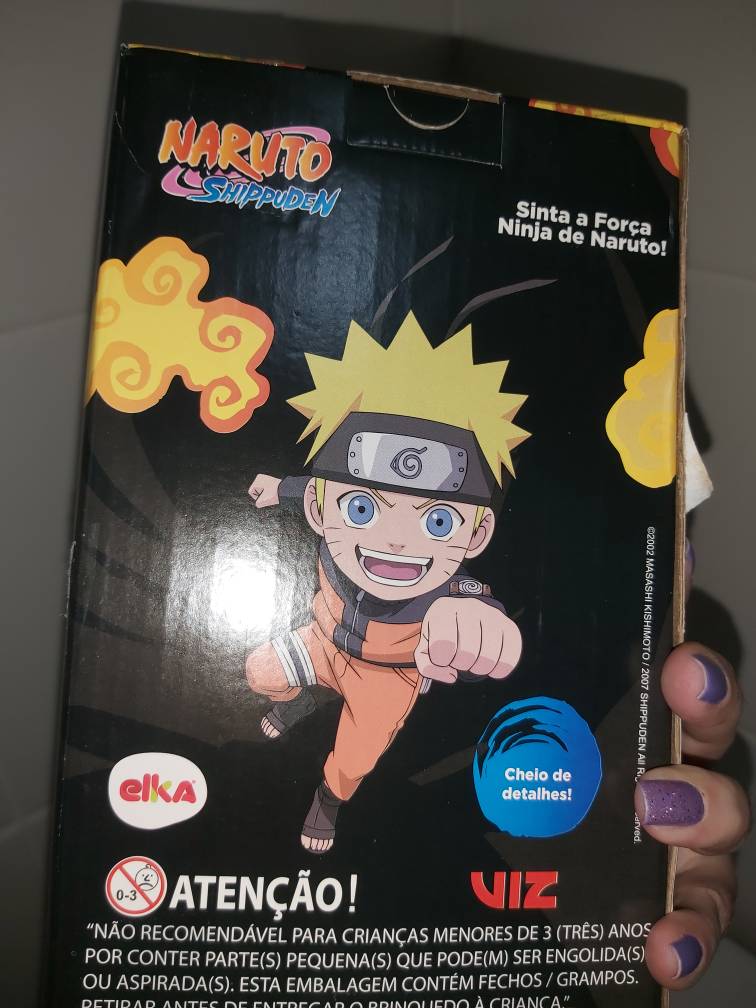 Boneco Articulado Naruto Uzumaki Chibi - Elka 1186 - Estripulia