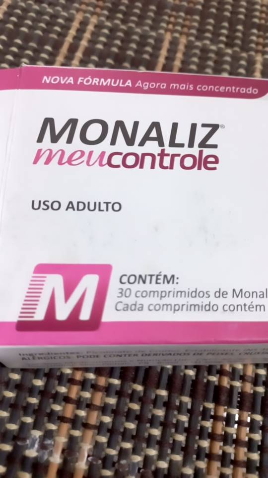 Monaliz Meu Controle caixa com 30 comprimidos