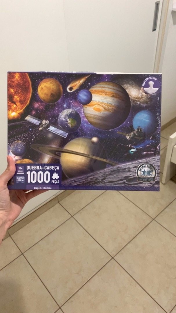 Quebra-Cabeça Viagem Cósmica - 1000 Peças - Toyster