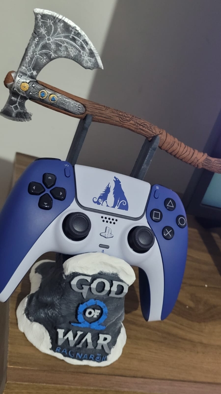 Suporte para Controle PS5 PS4 Xbox God Of War Ragnarok Lança