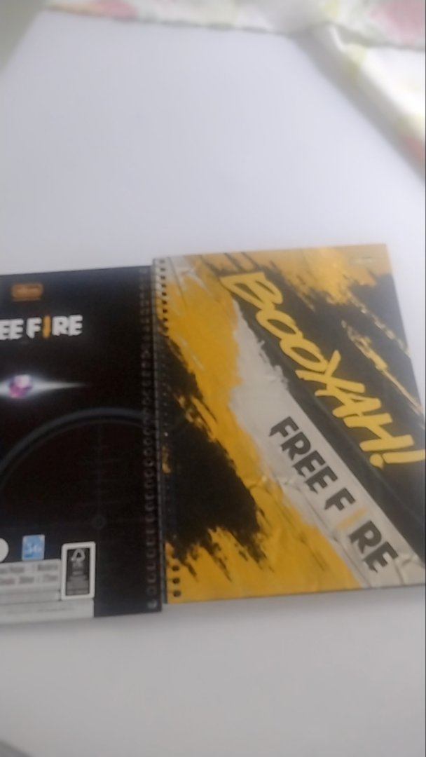 Caderno Universitário 1 Matéria Capa Dura Free Fire 80 Folhas - Recom