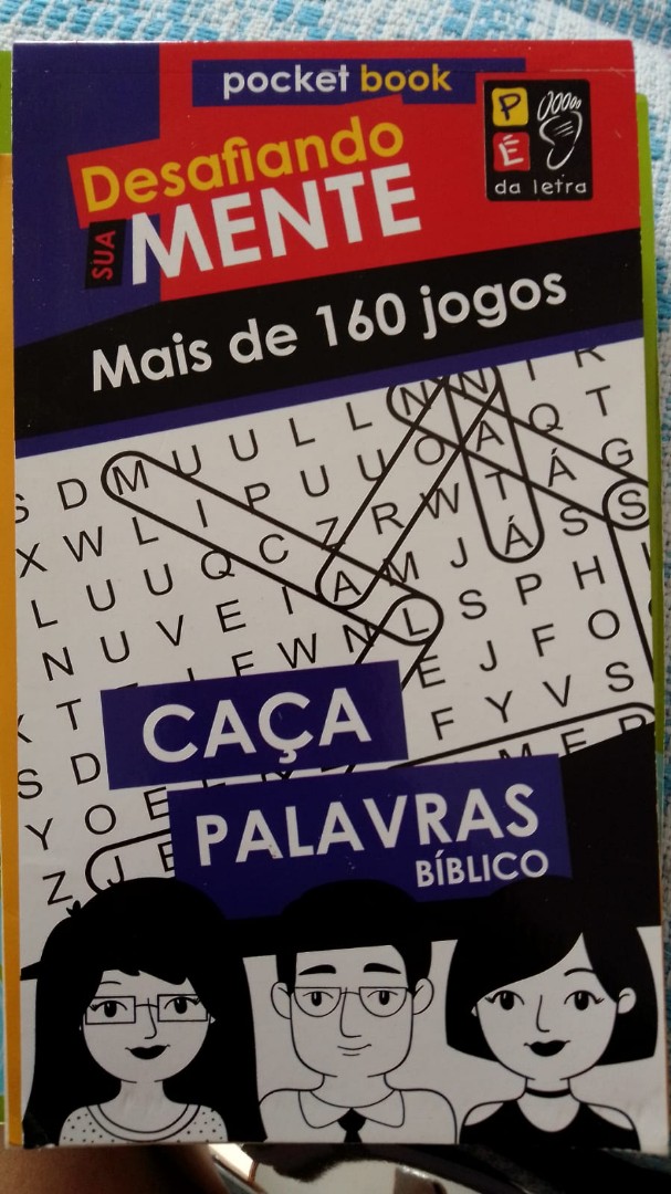 Caça-Palavras Bíblico + de 160 jogos - Desafiando Sua Mente - Raul Livros