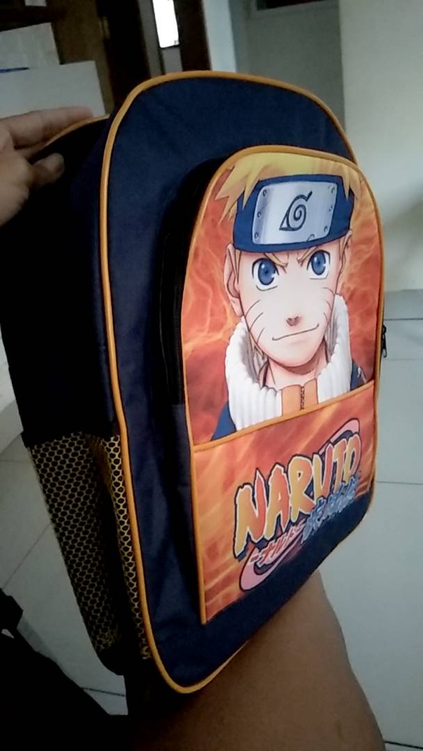 Estojo Escolar Infantil Duplo Naruto Classico - Izza Presentes