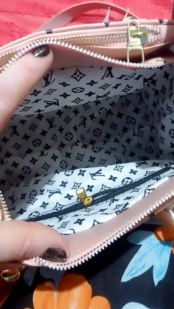 bolsa lorena transversal LV média Louis Vuitton rosa