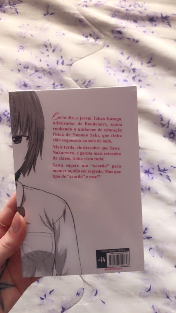 As Flores Do Mal Vol. 1 - Aku No Hana - Mangá Newpop Lacrado