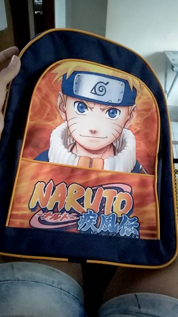 Estojo Escolar Infantil Duplo Naruto Classico - Izza Presentes