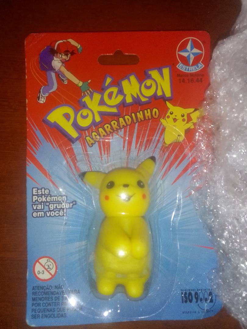 Pokemon Pikachu Agarradinho brinquedos Estrela Novo Lacrado<br>Item da foto  - Hobbies e coleções - Barra da Tijuca, Rio de Janeiro 1226936745