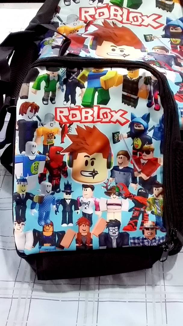 Mochila Escolar E Conjunto De Lancheira Para Estudantes Roblox Desenho  Animado/Crianças/Kit De Pacote + Livro De Almoço Traseiro