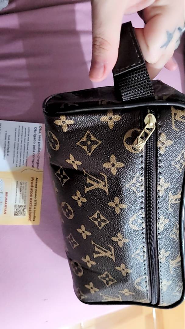 Necessaire LV Feminina/Masculina Bolsa de Mão Organizadora