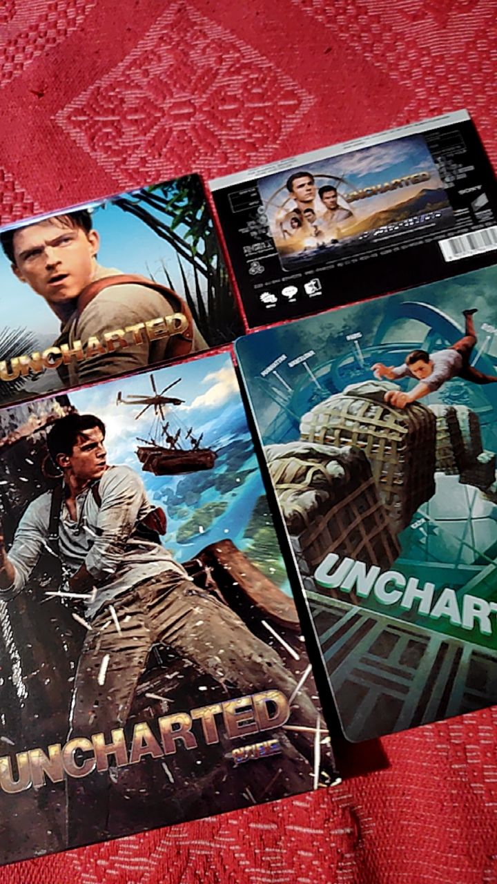 Uncharted - Fora do Mapa - 4K UHD + BLU-RAY Steelbook Edição Limitada  Coreana - Fullslip