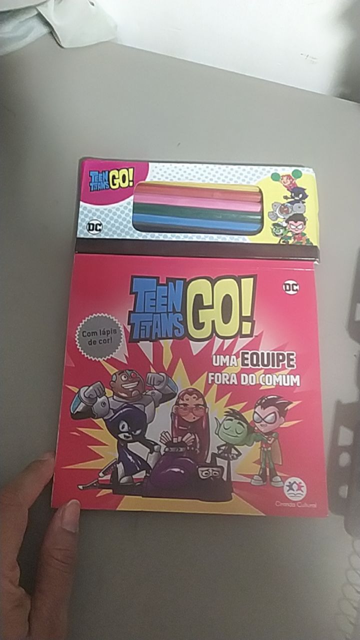 Livro Teen Titans Go - Ciranda Cultural - nivalmix