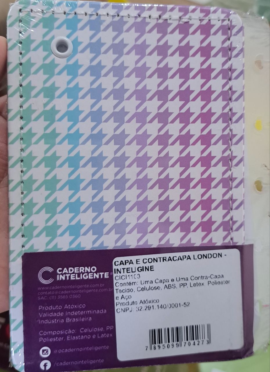 Caderno A5 - Caderno Inteligente - City Lights London