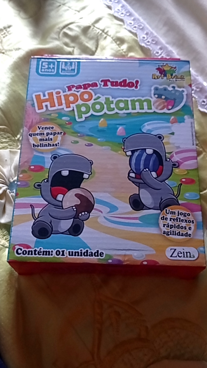 Jogo Hipopótamo Papa Bolinha Come Come Brinquedo Infantil