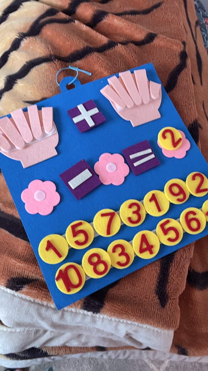 shamjina Brinquedos de contagem de matemática Montessori Brinquedo de  educação infantil Placa de feltro Números de Contando Brinquedo Jogo de  viagem para, Contando Rosa : : Brinquedos e Jogos