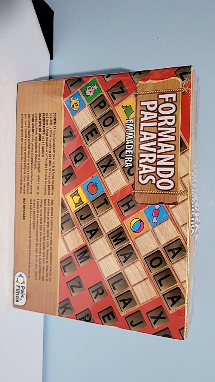 Jogo Educativo De Alfabetização Formando Palavras Em Madeira Caça-Palavras  Ditado Escola Criança Diversão Brinquedo Infantil - AliExpress